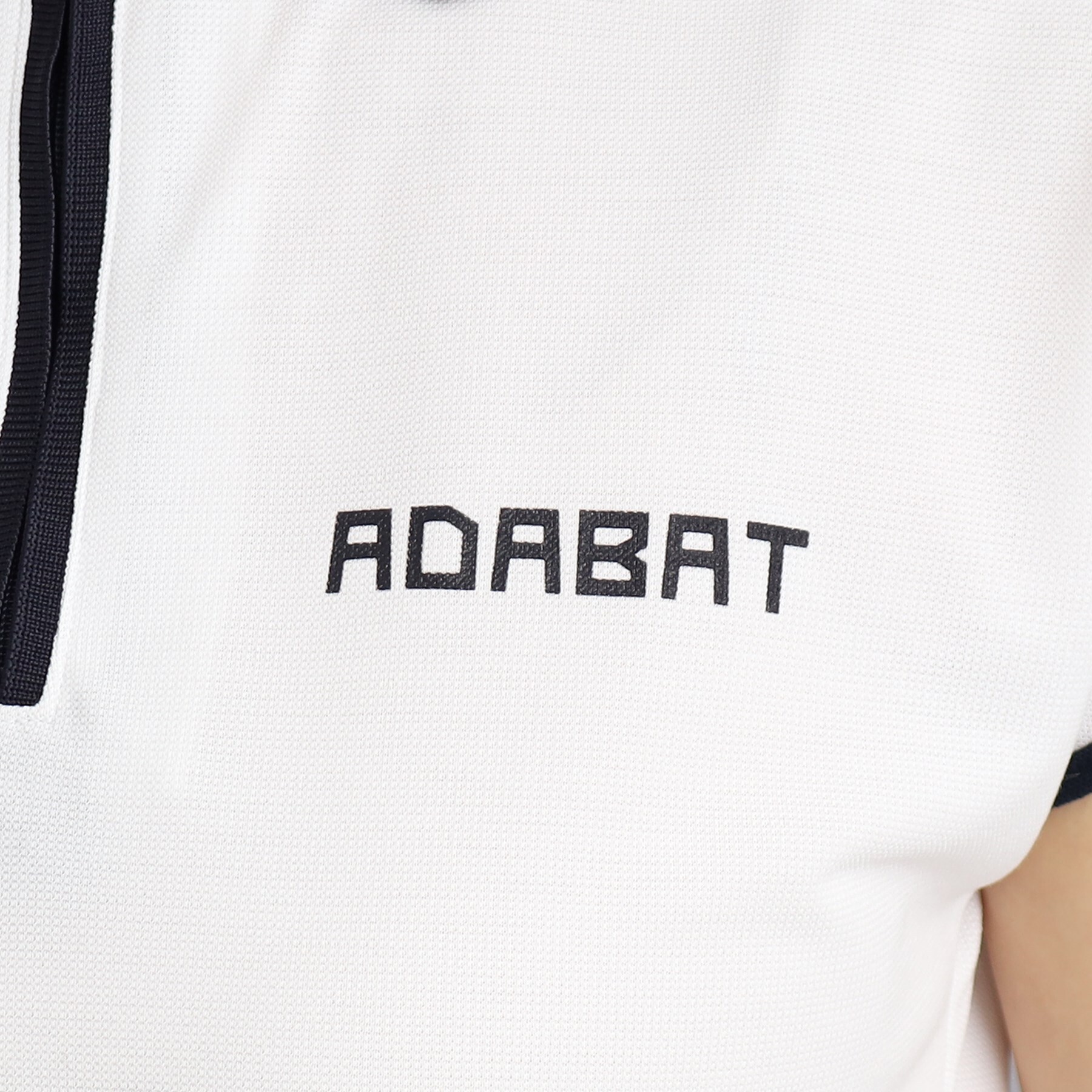 アダバット(レディース)(adabat(Ladies))の【日本製】ショルダーラインデザイン ハーフジップポロシャツ15