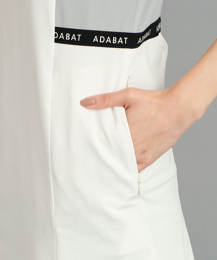 アダバット(レディース)(adabat(Ladies))のプリーツデザイン ノースリーブワンピース7