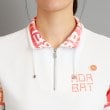 アダバット(レディース)(adabat(Ladies))の【日本製/UVカット/防透け】ロゴデザイン 半袖ハーフジッププルオーバー25