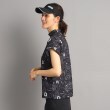 アダバット(レディース)(adabat(Ladies))の【吸水速乾/UVカット】ゴルフマップ柄 半袖モックネックプルオーバー11