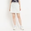 アダバット(レディース)(adabat(Ladies))のバック切り替えしデザイン ウエストゴムスカート ライトグレー(210)