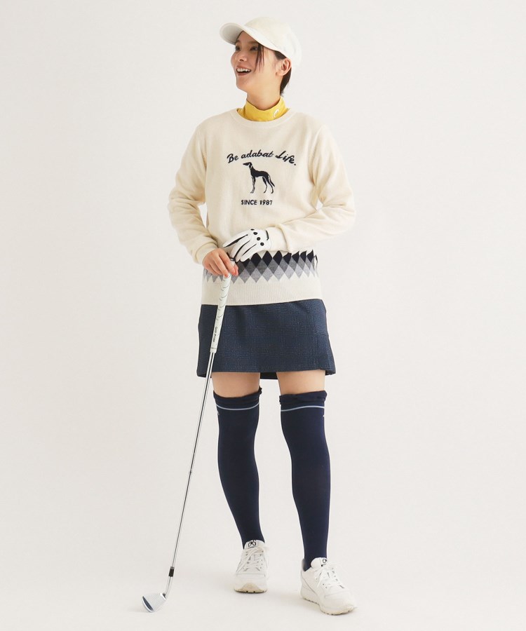 ロゴデザイン 長袖カシミヤセーター(ニット/セーター ロゴデザイン 長袖カシミヤセーター(ニット/セーター