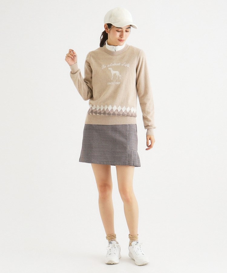 ロゴデザイン 長袖カシミヤセーター(ニット/セーター ロゴデザイン 長袖カシミヤセーター(ニット/セーター