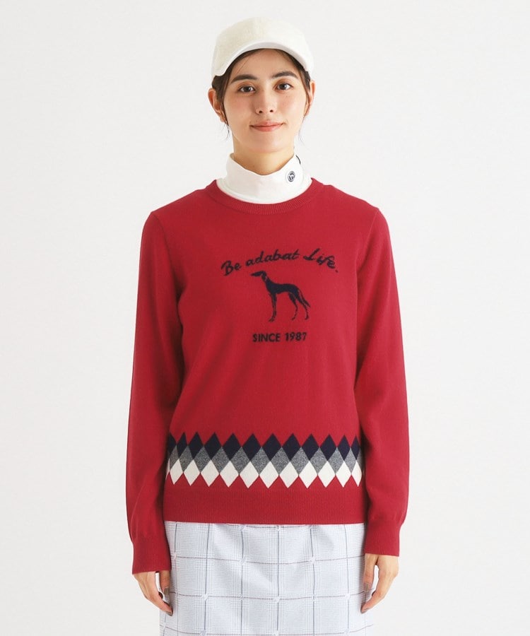 ロゴデザイン 長袖カシミヤセーター(ニット/セーター ロゴデザイン 長袖カシミヤセーター(ニット/セーター