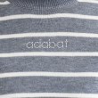 アダバット(レディース)(adabat(Ladies))のボーダーデザイン ハイネック長袖セーター10