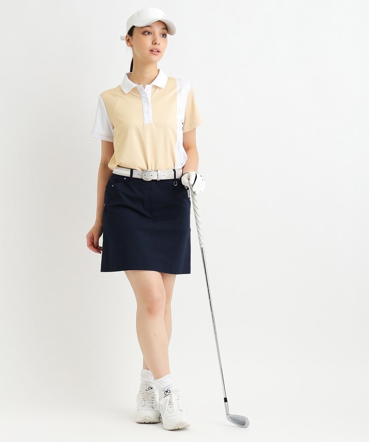 アダバット(レディース)(adabat(Ladies))の【ADBT】ツートーンカラーデザイン 半袖ポロシャツ12