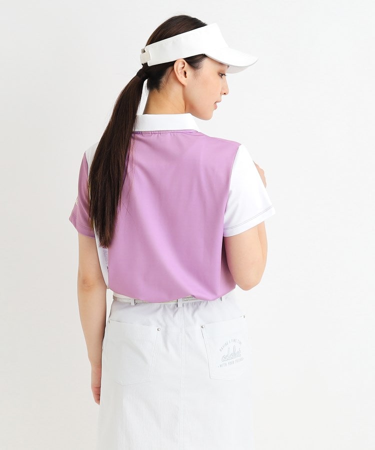 アダバット(レディース)(adabat(Ladies))の【ADBT】ツートーンカラーデザイン 半袖ポロシャツ16