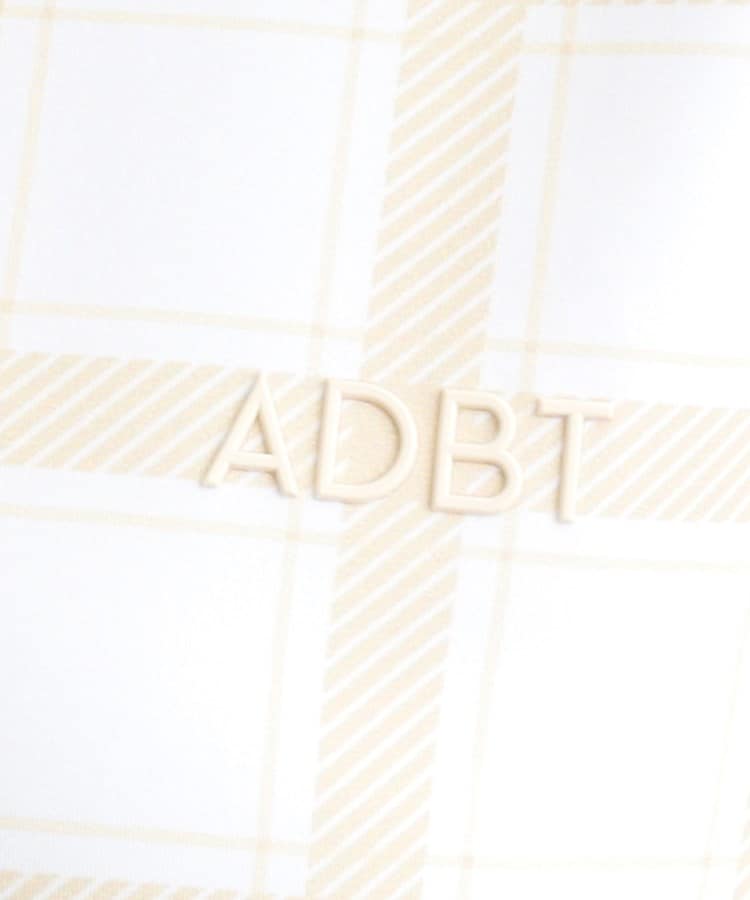 アダバット(レディース)(adabat(Ladies))の【ADBT】チェックデザイン 半袖ハーフジッププルオーバー4