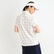アダバット(レディース)(adabat(Ladies))の【ADBT】チェックデザイン 半袖ハーフジッププルオーバー1