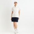 アダバット(レディース)(adabat(Ladies))の【ADBT】チェックデザイン 半袖ハーフジッププルオーバー2