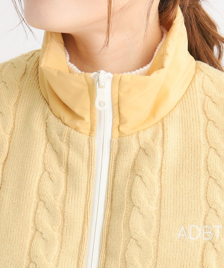 アダバット(レディース)(adabat(Ladies))の【ADBT】異素材組み合わせ 中綿ベスト16