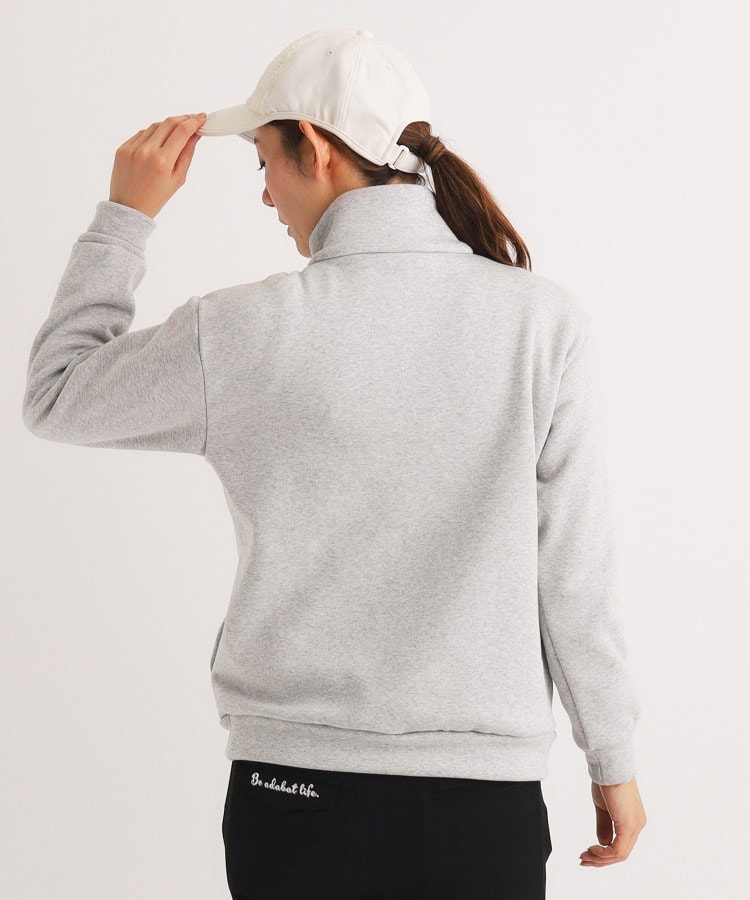 アダバット(レディース)(adabat(Ladies))の裏起毛 ハーフジップトレーナー1