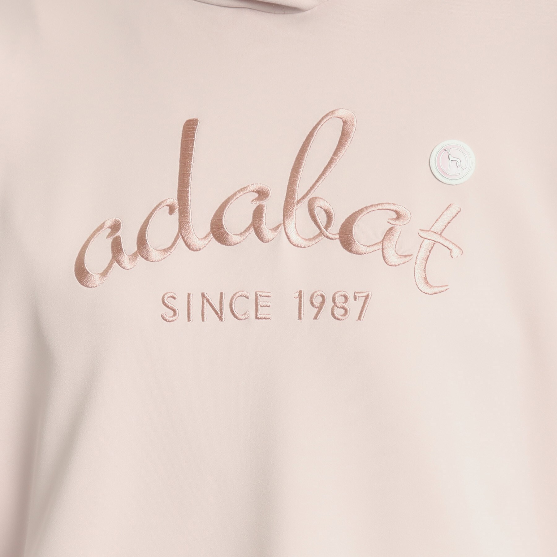 アダバット(レディース)(adabat(Ladies))の【透け防止/接触冷感】刺しゅうロゴデザイン フーディ8