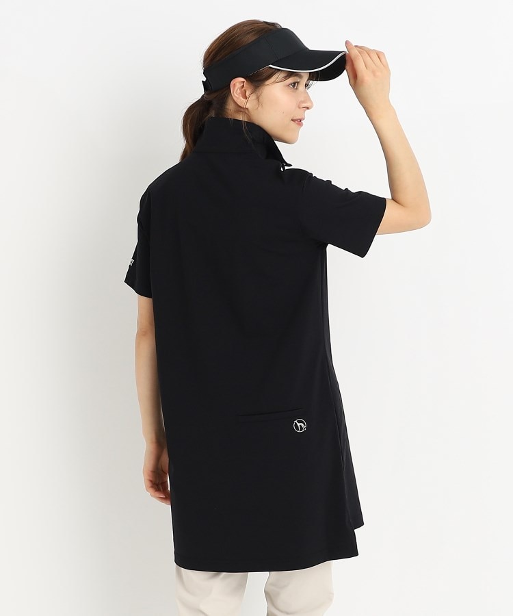 【お年玉セール特価】 接触冷感／UVカット】チュニック丈 半袖プルオーバー レディースウェア
