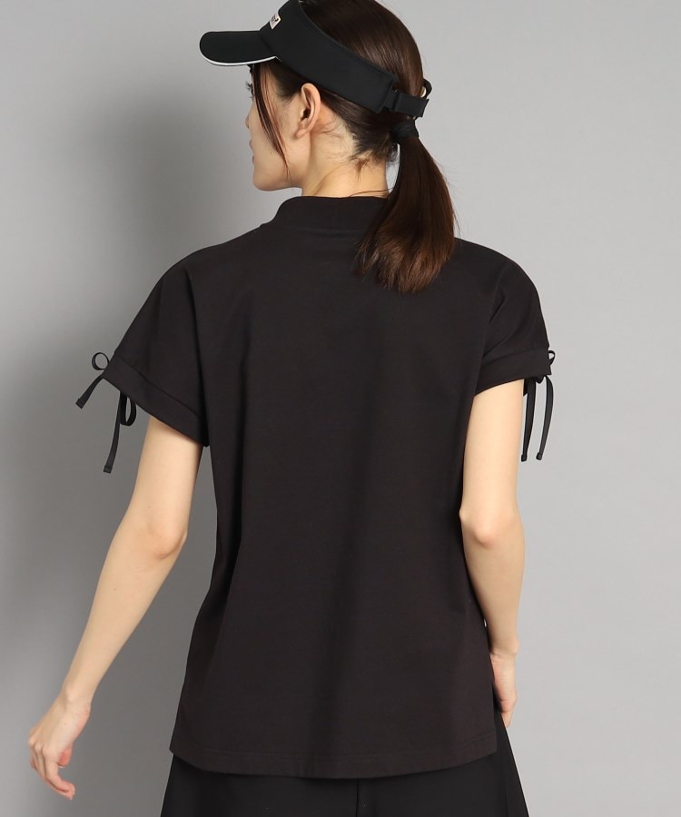 アダバット(レディース)(adabat(Ladies))のロゴデザイン リボン付き フレンチスリーブTシャツ7