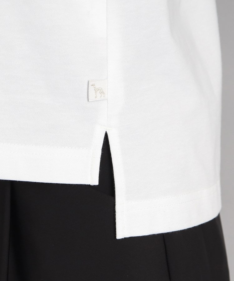 アダバット(レディース)(adabat(Ladies))のロゴデザイン リボン付き フレンチスリーブTシャツ16