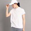 アダバット(レディース)(adabat(Ladies))の【UVカット／防透け】ツイストデザイン 半袖モックネックプルオーバー ホワイト(001)