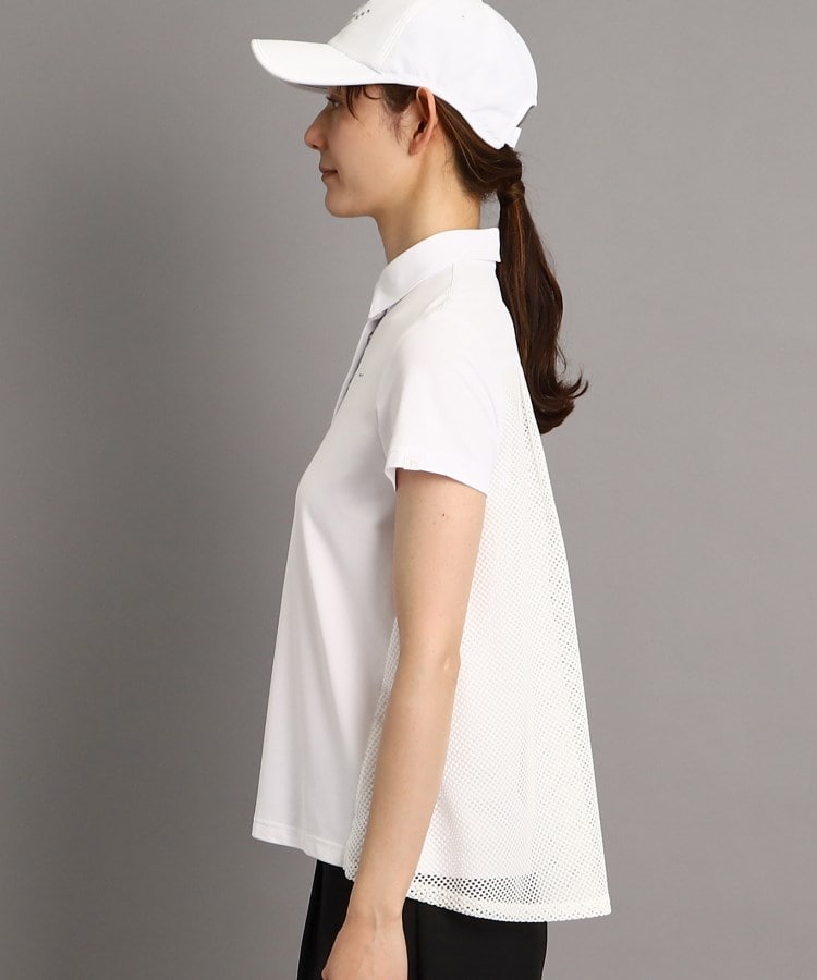 アダバット(レディース)(adabat(Ladies))の裾フレアデザイン 半袖ポロシャツ12