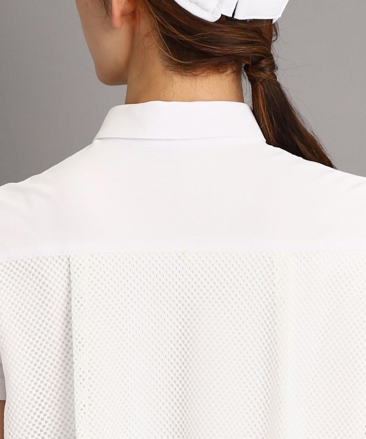 アダバット(レディース)(adabat(Ladies))の裾フレアデザイン 半袖ポロシャツ15