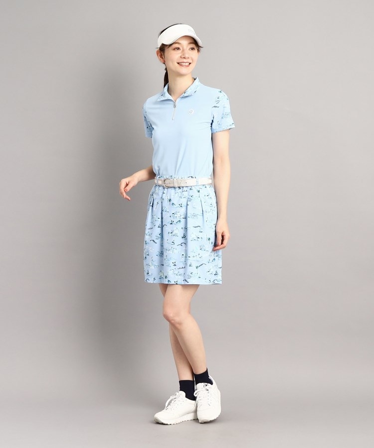 アダバット(レディース)(adabat(Ladies))の【UVカット／防透け】リゾートゴルフデザイン スカート6