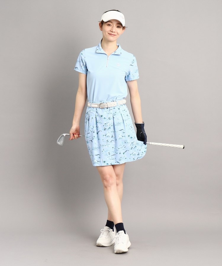 アダバット(レディース)(adabat(Ladies))の【UVカット／防透け】リゾートゴルフデザイン スカート7