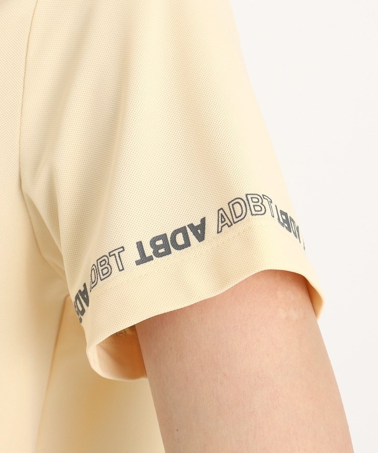 アダバット(レディース)(adabat(Ladies))の【ADBT】スリーブロゴデザイン 半袖ポロシャツ18