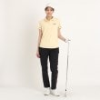 アダバット(レディース)(adabat(Ladies))の【ADBT】スリーブロゴデザイン 半袖ポロシャツ7