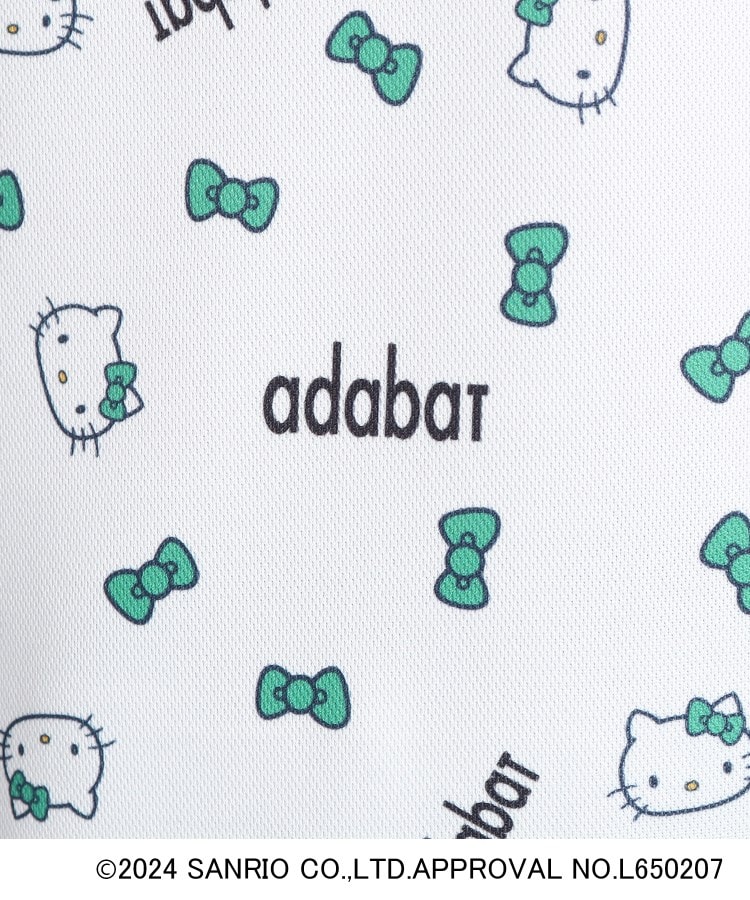 アダバット(レディース)(adabat(Ladies))の【ハローキティ】キティアイコン総柄デザイン 半袖モックネックプルオーバー5