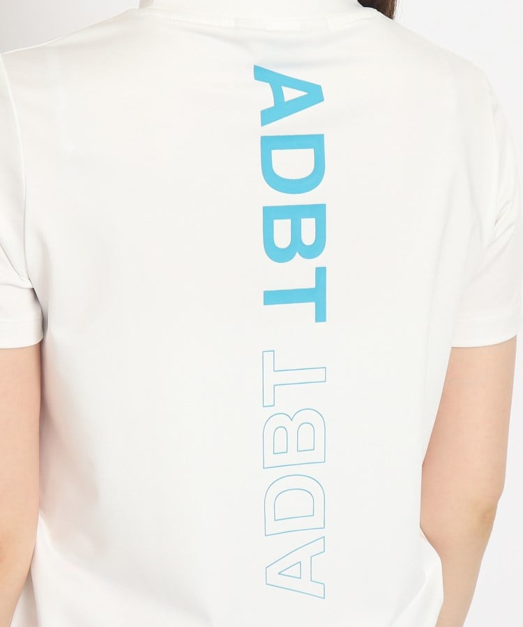 アダバット(レディース)(adabat(Ladies))の【ADBT】バックプリントデザイン モックネック半袖プルオーバー4