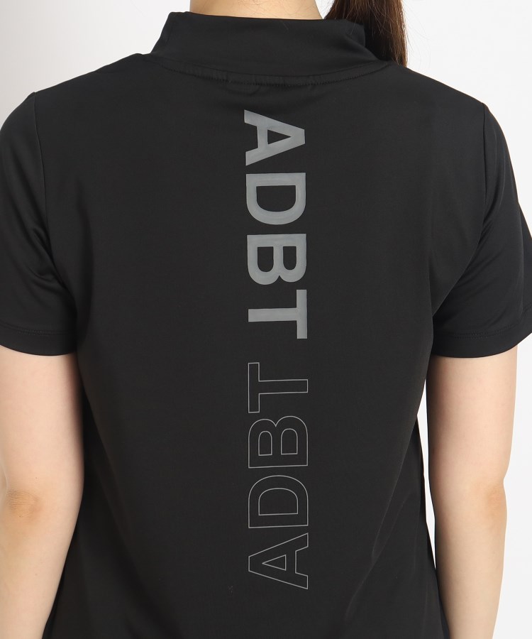 アダバット(レディース)(adabat(Ladies))の【ADBT】バックプリントデザイン モックネック半袖プルオーバー10