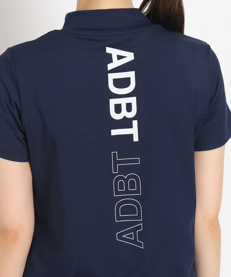 アダバット(レディース)(adabat(Ladies))の【ADBT】バックプリントデザイン モックネック半袖プルオーバー16