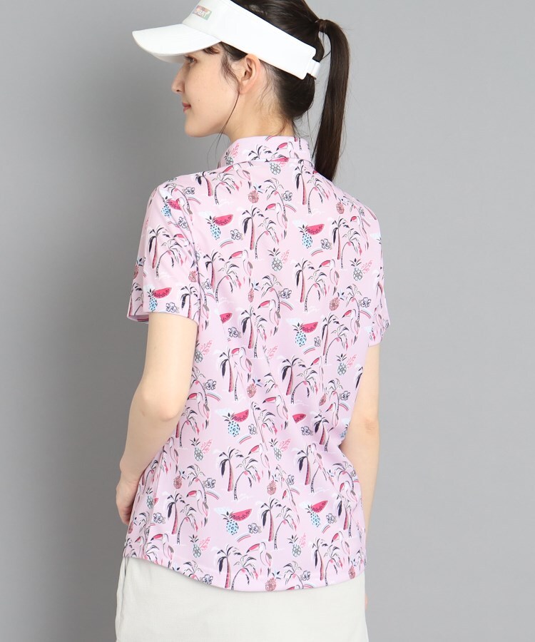 アダバット(レディース)(adabat(Ladies))の【吸水速乾】サマーリゾート柄 半袖シャツ2