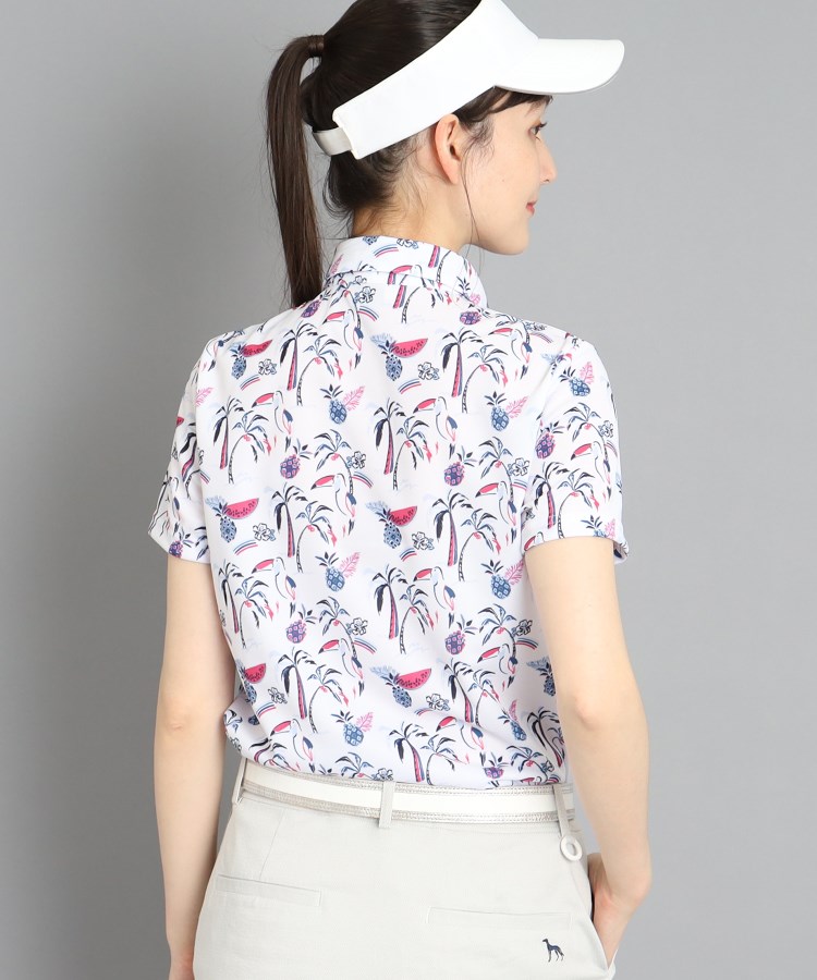 アダバット(レディース)(adabat(Ladies))の【吸水速乾】サマーリゾート柄 半袖シャツ7