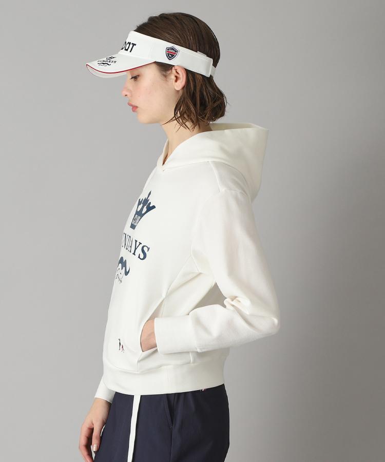 アダバット(レディース)(adabat(Ladies))の【新レーベル ADABAT NAVY】ライトダンボールフーディー2