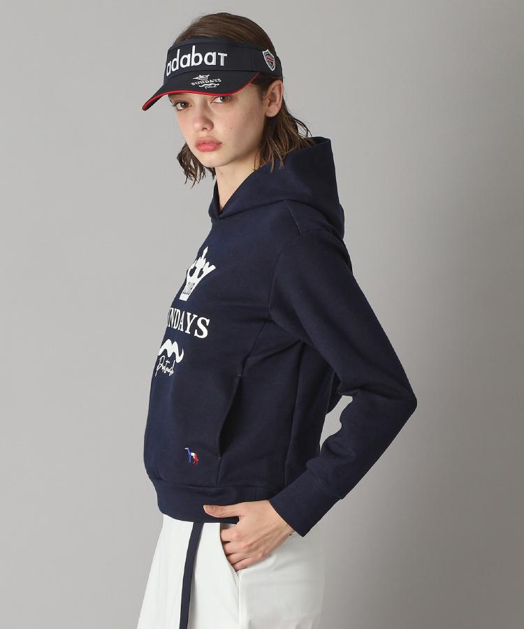 アダバット(レディース)(adabat(Ladies))の【新レーベル ADABAT NAVY】ライトダンボールフーディー25