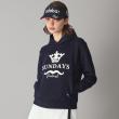 アダバット(レディース)(adabat(Ladies))の【新レーベル ADABAT NAVY】ライトダンボールフーディー24