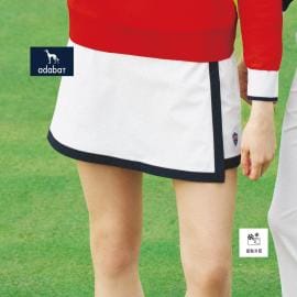 アダバット(レディース)(adabat(Ladies))の【新レーベル ADABAT NAVY】接触冷感 クールストレッチラップキュロット