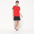 アダバット(レディース)(adabat(Ladies))の【新レーベル ADABAT NAVY】UVカット/吸水速乾 ラインリブモックネックT3