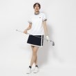 アダバット(レディース)(adabat(Ladies))の【新レーベル ADABAT NAVY】UVカット/吸水速乾 ラインリブモックネックT29
