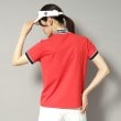 アダバット(レディース)(adabat(Ladies))の【新レーベル ADABAT NAVY】UVカット/吸水速乾 ラインリブモックネックT7