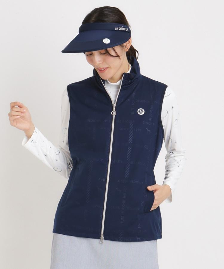 アダバット(レディース)(adabat(Ladies))の撥水加工 ロゴチェックジップアップベスト21