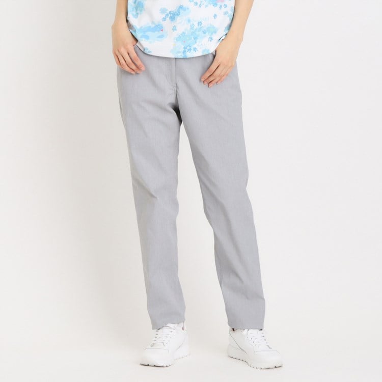 アダバット(レディース)(adabat(Ladies))のシャンブレードビーストレートパンツ フルレングスパンツ