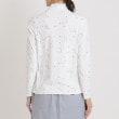 アダバット(レディース)(adabat(Ladies))のUVカット ロゴドットプリント長袖モックネックT12
