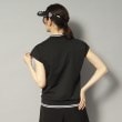 アダバット(レディース)(adabat(Ladies))の【新レーベル ADABAT NAVY】UVカット/吸水速乾 ダブルラインモックネックT20