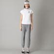 アダバット(レディース)(adabat(Ladies))の【新レーベル ADABAT NAVY】UVカット/吸水速乾 ダブルラインモックネックT42