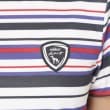 アダバット(レディース)(adabat(Ladies))の【新レーベル ADABAT NAVY】吸水速乾/接触冷感 マルチボーダーモックネックT16