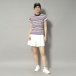 アダバット(レディース)(adabat(Ladies))の【新レーベル ADABAT NAVY】吸水速乾/接触冷感 マルチボーダーモックネックT10