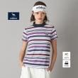 アダバット(レディース)(adabat(Ladies))の【新レーベル ADABAT NAVY】吸水速乾/接触冷感 マルチボーダーモックネックT ホワイト(301)