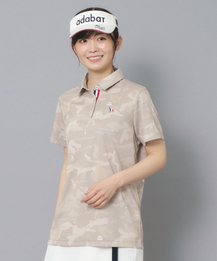アダバット(レディース)(adabat(Ladies))の【新レーベル ADABAT NAVY】UVカット／吸水速乾 モナコリンクスプリントポロシャツ17