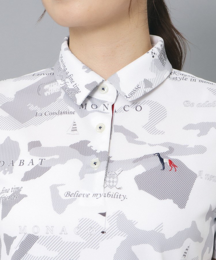 アダバット(レディース)(adabat(Ladies))の【新レーベル ADABAT NAVY】UVカット／吸水速乾 モナコリンクスプリントポロシャツ35